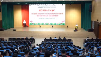 Khai mạc kỳ tuyển dụng viên chức sự nghiệp giáo dục và đào tạo năm 2025