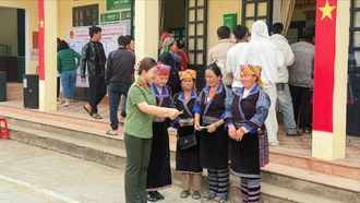 Công an tỉnh Lào Cai bảo đảm an ninh, an toàn tuyệt đối ngày bầu cử