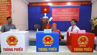 Kết thúc bầu cử, tỷ lệ cử tri cả nước đi bỏ phiếu đạt 99,38%