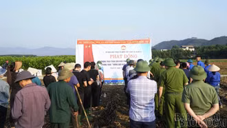 Xã Xuân Ái phát động phong trào khôi phục sản xuất sau thiên tai