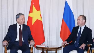 Việt Nam - Nga nhất trí mở rộng hợp tác trên các lĩnh vực trụ cột
