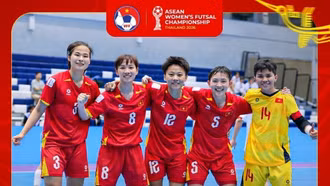 Đội tuyển futsal nữ Việt Nam đối đầu Thái Lan ở bán kết futsal Đông Nam Á 2026