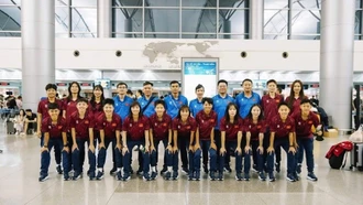 Đội tuyển futsal nữ Việt Nam đón Tết ở Nhật Bản