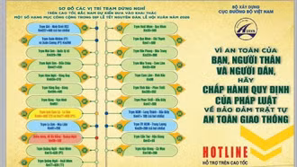 Phát 23.000 tờ rơi tuyên truyền an toàn giao thông trên cao tốc