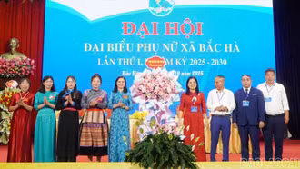 Tổ chức thành công Đại hội đại biểu Phụ nữ xã Bắc Hà lần thứ I