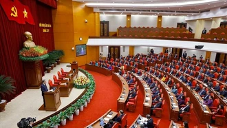 Thông cáo báo chí về ngày làm việc thứ ba và bế mạc Hội nghị TW 2 khóa XIV