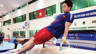 Thể dục dụng cụ tăng tốc chuẩn bị cho ASIAD 20