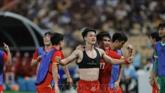 Ngược dòng quả cảm, U22 Việt Nam vô địch SEA Games 33