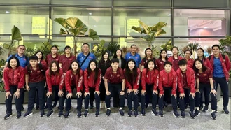 Đội tuyển nữ Việt Nam về nước sau SEA Games 33, khép lại hành trình nhiều cảm xúc