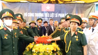 Việt Hồng tổ chức lễ đón nhận và an táng hài cốt liệt sĩ Phan Bá Tạ