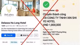 Sập bẫy đặt phòng giá rẻ dịp lễ: Mất tiền chỉ sau một lần chuyển khoản