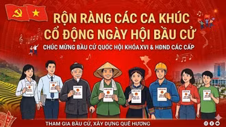 Rộn ràng các ca khúc phục vụ ngày hội bầu cử