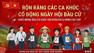 Rộn ràng các ca khúc phục vụ ngày hội bầu cử