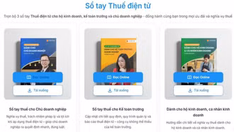 Cục Thuế giới thiệu bộ 3 cuốn sổ tay điện tử hỗ trợ người nộp thuế