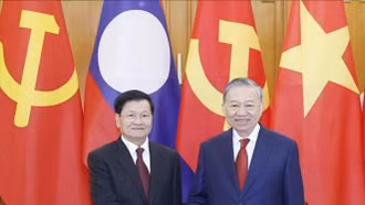 Điện mừng kỷ niệm 71 năm Ngày thành lập Đảng Nhân dân Cách mạng Lào