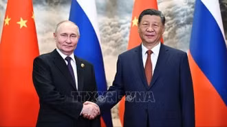 Chủ tịch Trung Quốc hội đàm trực tuyến với Tổng thống Nga