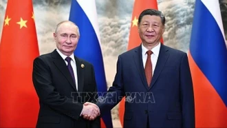 Chủ tịch Trung Quốc hội đàm trực tuyến với Tổng thống Nga