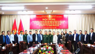 Ban Chỉ huy Phòng thủ khu vực 1 – Cam Đường tổ chức Hội nghị triển khai nhiệm vụ năm 2026