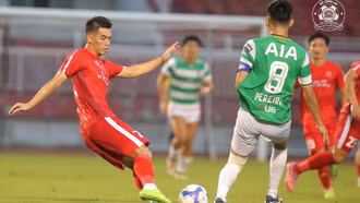 Tiến Linh ghi bàn giúp Công an TP.HCM thắng đội bóng Singapore