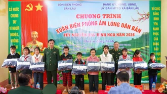 Nhiều hoạt động ý nghĩa trong chương trình "Xuân Biên phòng ấm lòng dân bản" tại xã Bản Lầu
