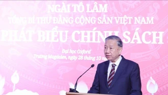 Tổng Bí thư Tô Lâm phát biểu chính sách tại Đại học Oxford
