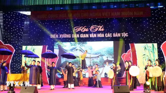 Hội thi diễn xướng dân gian văn hóa các dân tộc: Lan tỏa bản sắc văn hóa Việt