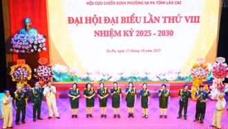 Đại hội đại biểu Hội Cựu chiến binh phường Sa Pa, xã Tú Lệ và Tả Phìn nhiệm kỳ 2025 - 2030