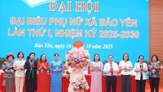 Hội Phụ nữ phường Cầu Thia và xã Bảo Yên tổ chức Đại hội đại biểu lần thứ I
