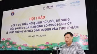 Cần bổ sung vi chất dinh dưỡng vào thực phẩm