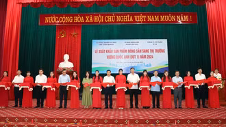 Chuyến hàng nông sản OCOP đầu tiên của tỉnh Tuyên Quang xuất khẩu sang Vương Quốc Anh