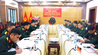 Đảng ủy Quân sự tỉnh Lào Cai ra Nghị quyết lãnh đạo thực hiện nhiệm vụ quý II/2026