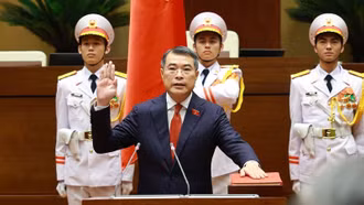 Tân Thủ tướng Chính phủ Lê Minh Hưng tuyên thệ và phát biểu nhậm chức