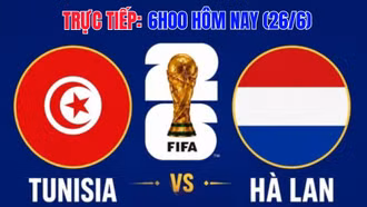 TRỰC TIẾP Tunisia 0-2 Hà Lan (hiệp 1): "Cơn lốc cam" ghi 2 bàn trong 4 phút