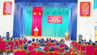 Bộ Chỉ huy Quân sự tỉnh Lào Cai tổ chức tập huấn cán bộ năm 2026