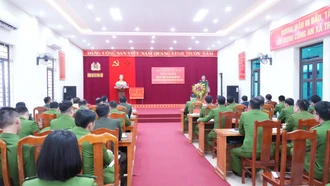 Công an các xã khu vực Trấn Yên tổng kết công tác năm 2025, triển khai nhiệm vụ năm 2026