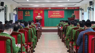 Công an các xã khu vực Lục Yên tổng kết công tác năm 2025, triển khai nhiệm vụ năm 2026