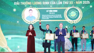 Lý Văn Minh - đại diện duy nhất của Lào Cai nhận Giải thưởng Lương Định Của 2025