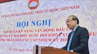 Tập huấn kỹ năng vận động bầu cử cho người ứng cử