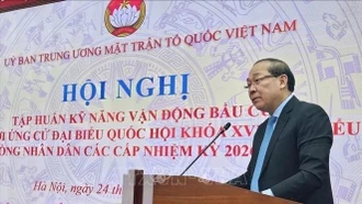 Tập huấn kỹ năng vận động bầu cử cho người ứng cử