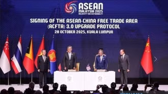 ASEAN, Trung Quốc ký kết Nghị định thư nâng cấp Hiệp định thương mại tự do