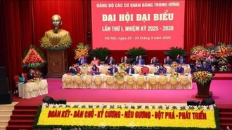 Bế mạc Đại hội đại biểu Đảng bộ các cơ quan Đảng Trung ương lần thứ I, nhiệm kỳ 2025 - 2030