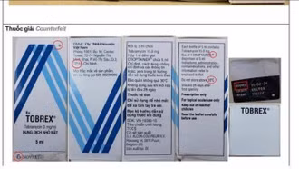 Cảnh báo thuốc nhỏ mắt và thuốc loãng xương nghi giả mạo