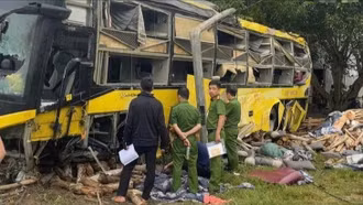 Nguyên nhân ban đầu vụ lật xe khách khiến 9 người tử vong tại Hà Tĩnh