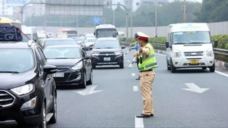 Phân luồng giao thông tạm thời phục vụ Đại hội XIV của Đảng