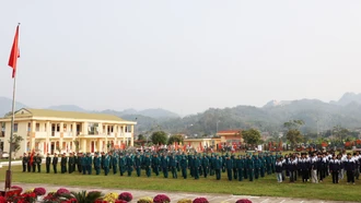 Sôi nổi khí thế ra quân huấn luyện năm 2026 tại khu vực Phòng thủ 3 - Bảo Yên