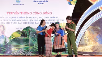 Tuyên truyền phòng, chống lừa đảo, mua bán người và kết nối dịch vụ trợ giúp pháp lý cho người dân