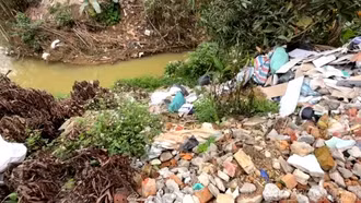 Cần sớm xử lý tình trạng đổ rác thải ven suối tại thôn 2B, xã Bảo Yên