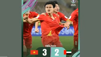 Video những pha bóng nghẹt thở trong trận đấu giữa U23 Việt Nam và UAE