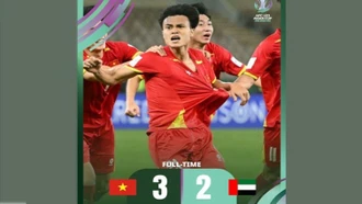 Video những pha bóng nghẹt thở trong trận đấu giữa U23 Việt Nam và UAE