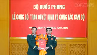 Chỉ huy trưởng Bộ Chỉ huy Quân sự tỉnh Lào Cai được thăng quân hàm Thiếu tướng